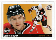 Curtis Brown - Buffalo Sabres (NHL Hockey Card) 2002-03 Upper Deck Vintage # 34 Mint