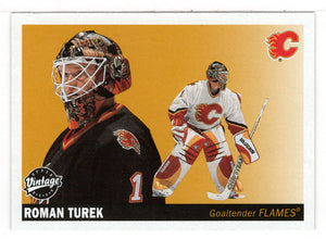 Roman Turek - Calgary Flames (NHL Hockey Card) 2002-03 Upper Deck Vintage # 36 Mint