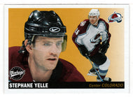 Stephane Yelle - Colorado Avalanche (NHL Hockey Card) 2002-03 Upper Deck Vintage # 62 Mint
