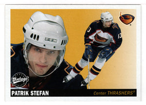 Patrik Stefan - Atlanta Thrashers (NHL Hockey Card) 2002-03 Upper Deck Vintage # 9 Mint