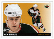 Nick Schultz - Minnesota Wild (NHL Hockey Card) 2002-03 Upper Deck Vintage # 124 Mint