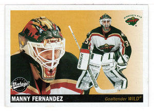 Manny Fernandez - Minnesota Wild (NHL Hockey Card) 2002-03 Upper Deck Vintage # 129 Mint