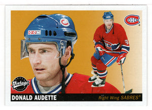 Donald Audette - Montreal Canadiens (NHL Hockey Card) 2002-03 Upper Deck Vintage # 135 Mint