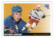 Matthew Barnaby - New York Rangers (NHL Hockey Card) 2002-03 Upper Deck Vintage # 169 Mint