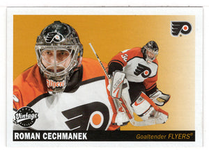 Roman Cechmanek - Philadelphia Flyers (NHL Hockey Card) 2002-03 Upper Deck Vintage # 184 Mint