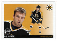 P.J. Stock - Boston Bruins (NHL Hockey Card) 2002-03 Upper Deck Vintage # 18 Mint