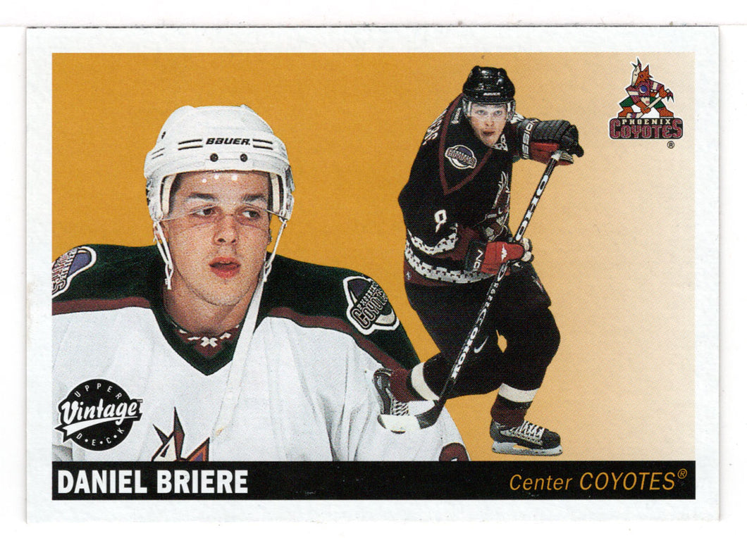 Daniel Briere - Phoenix Coyotes (NHL Hockey Card) 2002-03 Upper Deck Vintage # 197 Mint