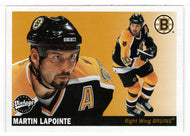 Martin Lapointe - Boston Bruins (NHL Hockey Card) 2002-03 Upper Deck Vintage # 20 Mint