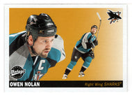 Owen Nolan - San Jose Sharks (NHL Hockey Card) 2002-03 Upper Deck Vintage # 211 Mint
