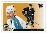 Brad Stuart - San Jose Sharks (NHL Hockey Card) 2002-03 Upper Deck Vintage # 216 Mint