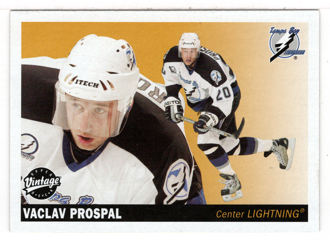 Vaclav Prospal - Tampa Bay Lightning (NHL Hockey Card) 2002-03 Upper Deck Vintage # 227 Mint