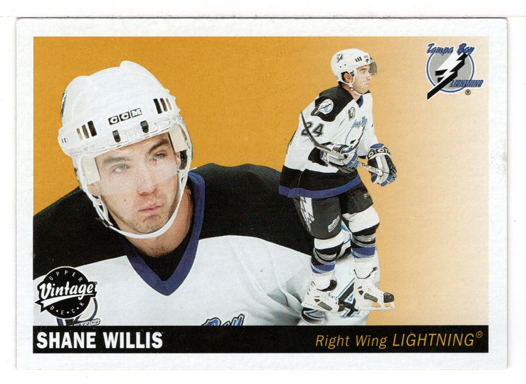 Shane Willis - Tampa Bay Lightning (NHL Hockey Card) 2002-03 Upper Deck Vintage # 228 Mint