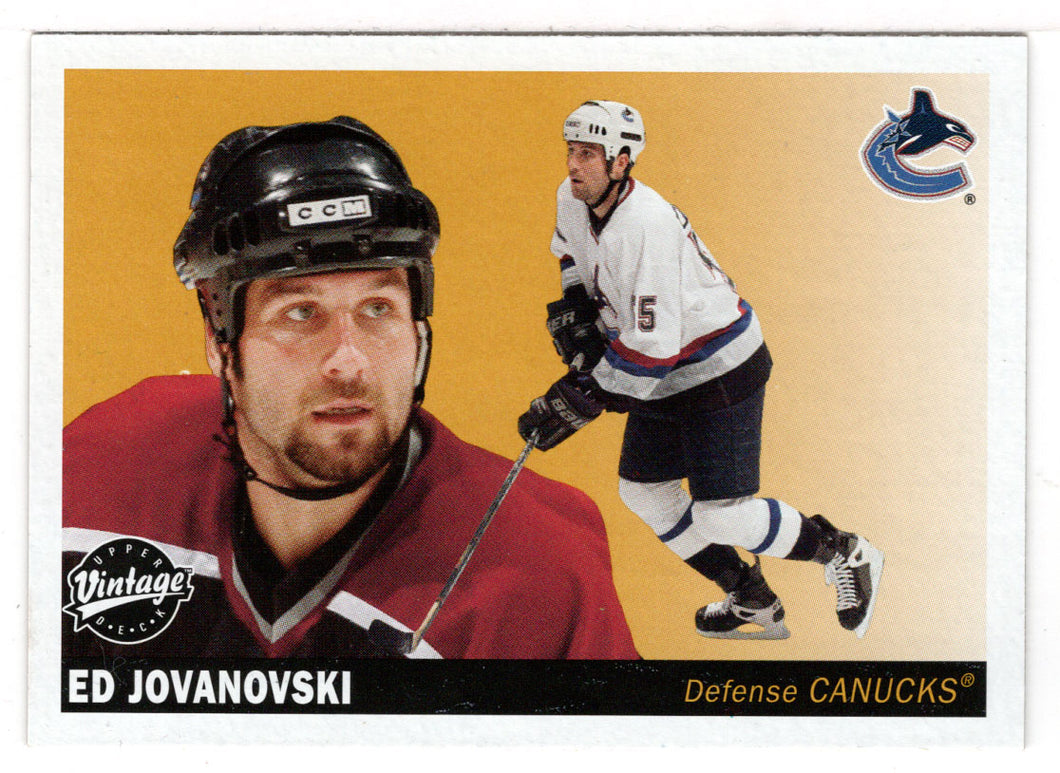 Ed Jovanovski - Vancouver Canucks (NHL Hockey Card) 2002-03 Upper Deck Vintage # 248 Mint