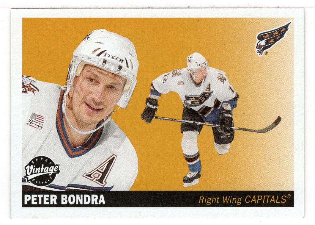 Peter Bondra - Washington Capitals (NHL Hockey Card) 2002-03 Upper Deck Vintage # 255 Mint