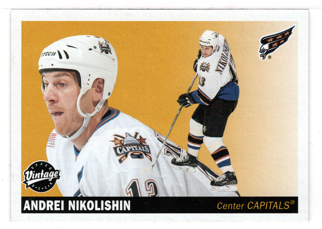 Andrei Nikolishin - Washington Capitals (NHL Hockey Card) 2002-03 Upper Deck Vintage # 259 Mint