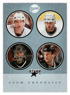 Pierre Turgeon - Mike Modano - Marty Turco - Derian Hatcher - Dallas Stars Team Checklist (NHL Hockey Card) 2002-03 Upper Deck Vintage # 270 Mint