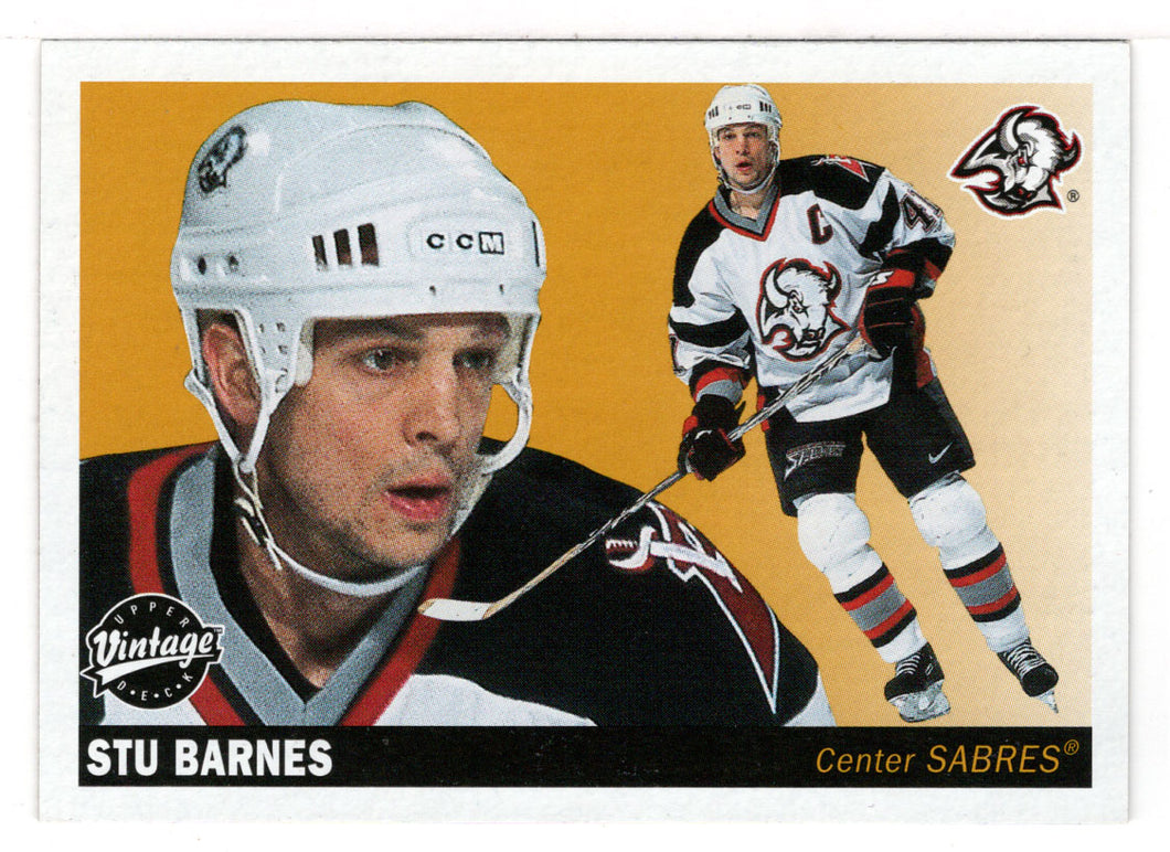 Stu Barnes - Buffalo Sabres (NHL Hockey Card) 2002-03 Upper Deck Vintage # 27 Mint