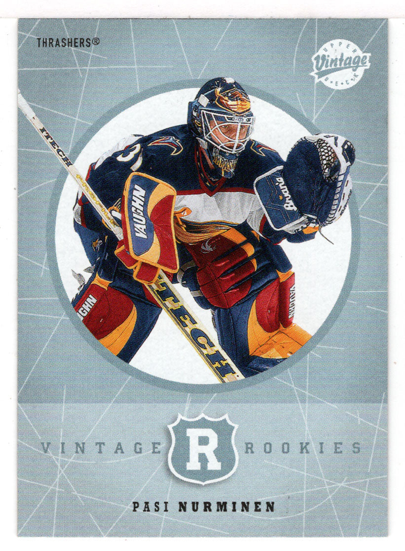 Pasi Nurminen - Atlanta Thrashers - Vintage Rookies (NHL Hockey Card) 2002-03 Upper Deck Vintage # 321 Mint