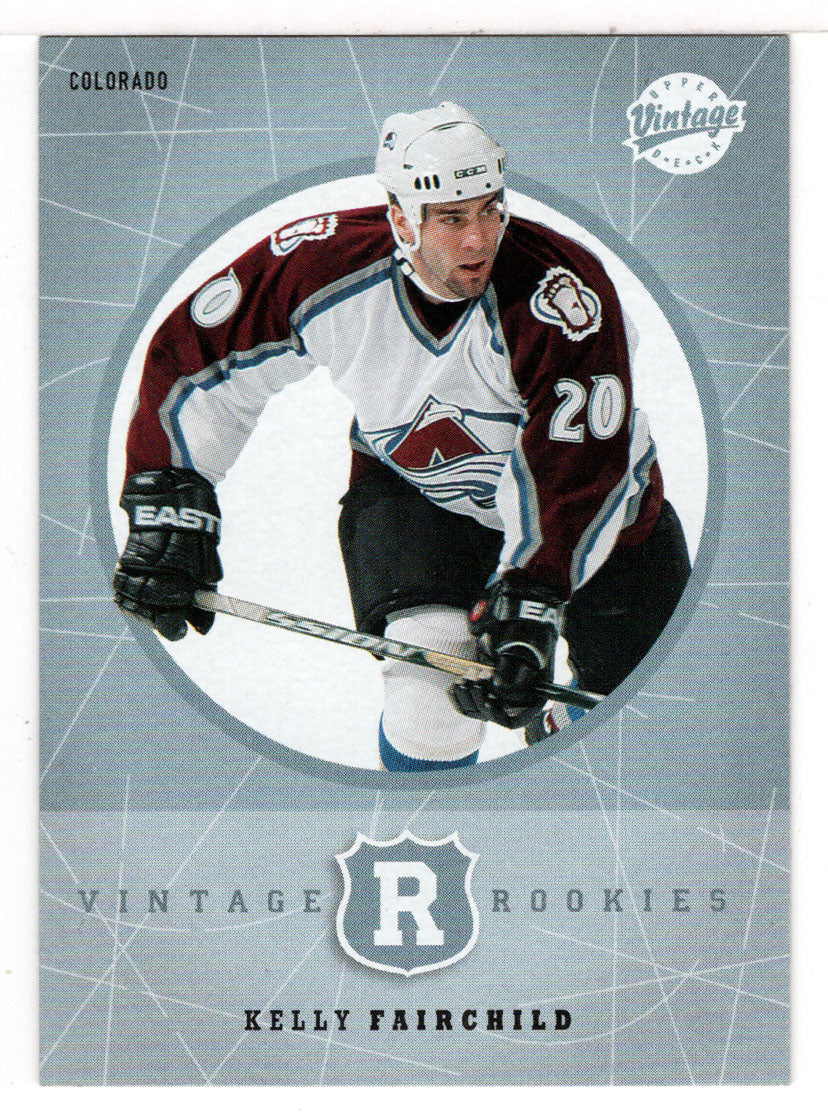 Kelly Fairchild - Colorado Avalanche - Vintage Rookies (NHL Hockey Card) 2002-03 Upper Deck Vintage # 327 Mint