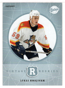 Lukas Krajicek - Florida Panthers - Vintage Rookies (NHL Hockey Card) 2002-03 Upper Deck Vintage # 334 Mint