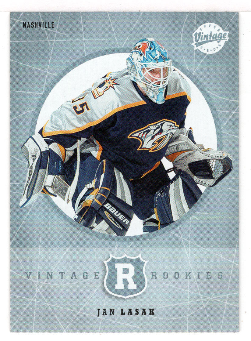 Jan Lasak - Nashville Predators - Vintage Rookies (NHL Hockey Card) 2002-03 Upper Deck Vintage # 339 Mint
