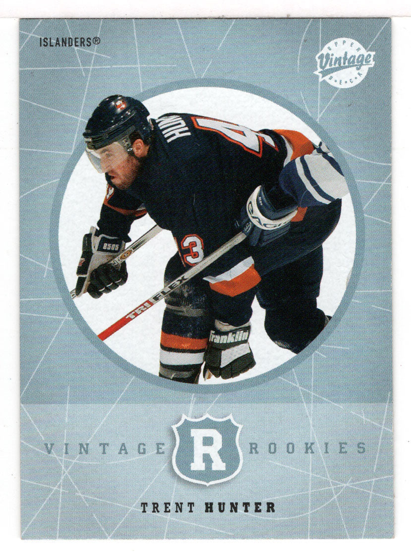 Trent Hunter - New York Islanders - Vintage Rookies (NHL Hockey Card) 2002-03 Upper Deck Vintage # 341 Mint
