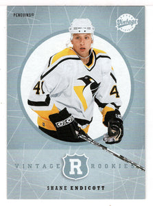 Shane Endicott - Pittsburgh Penguins - Vintage Rookies (NHL Hockey Card) 2002-03 Upper Deck Vintage # 344 Mint