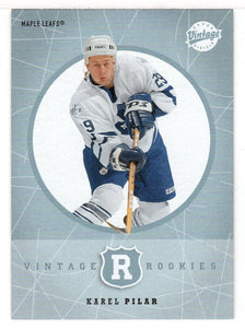 Karel Pilar - Toronto Maple Leafs - Vintage Rookies (NHL Hockey Card) 2002-03 Upper Deck Vintage # 346 Mint