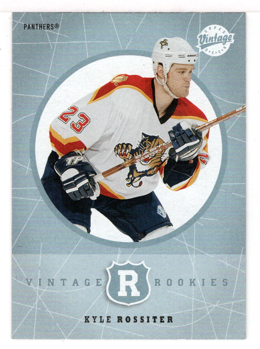Kyle Rossiter - Florida Panthers - Vintage Rookies (NHL Hockey Card) 2002-03 Upper Deck Vintage # 350 Mint
