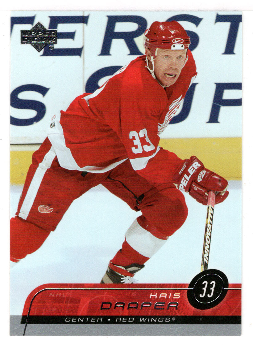 Kris Draper - Detroit Red Wings (NHL Hockey Card) 2002-03 Upper Deck # 310 Mint