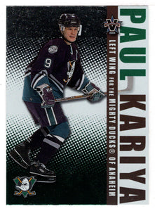 Paul Kariya - Anaheim Ducks (NHL Hockey Card) 2002-03 Pacific Vanguard # 2 Mint