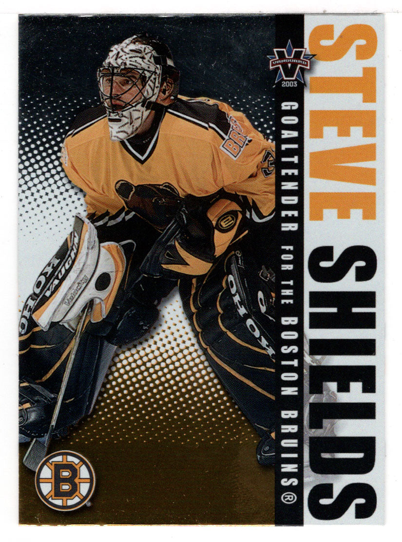 Steve Shields - Boston Bruins (NHL Hockey Card) 2002-03 Pacific Vanguard # 9 Mint