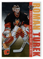 Roman Turek - Calgary Flames (NHL Hockey Card) 2002-03 Pacific Vanguard # 16 Mint