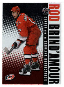 Rod Brind'Amour - Carolina Hurricanes (NHL Hockey Card) 2002-03 Pacific Vanguard # 17 Mint