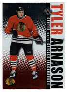 Tyler Arnason - Chicago Blackhawks (NHL Hockey Card) 2002-03 Pacific Vanguard # 21 Mint