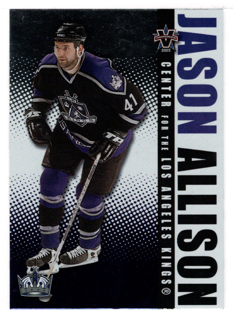 Jason Allison - Los Angeles Kings (NHL Hockey Card) 2002-03 Pacific Vanguard # 47 Mint