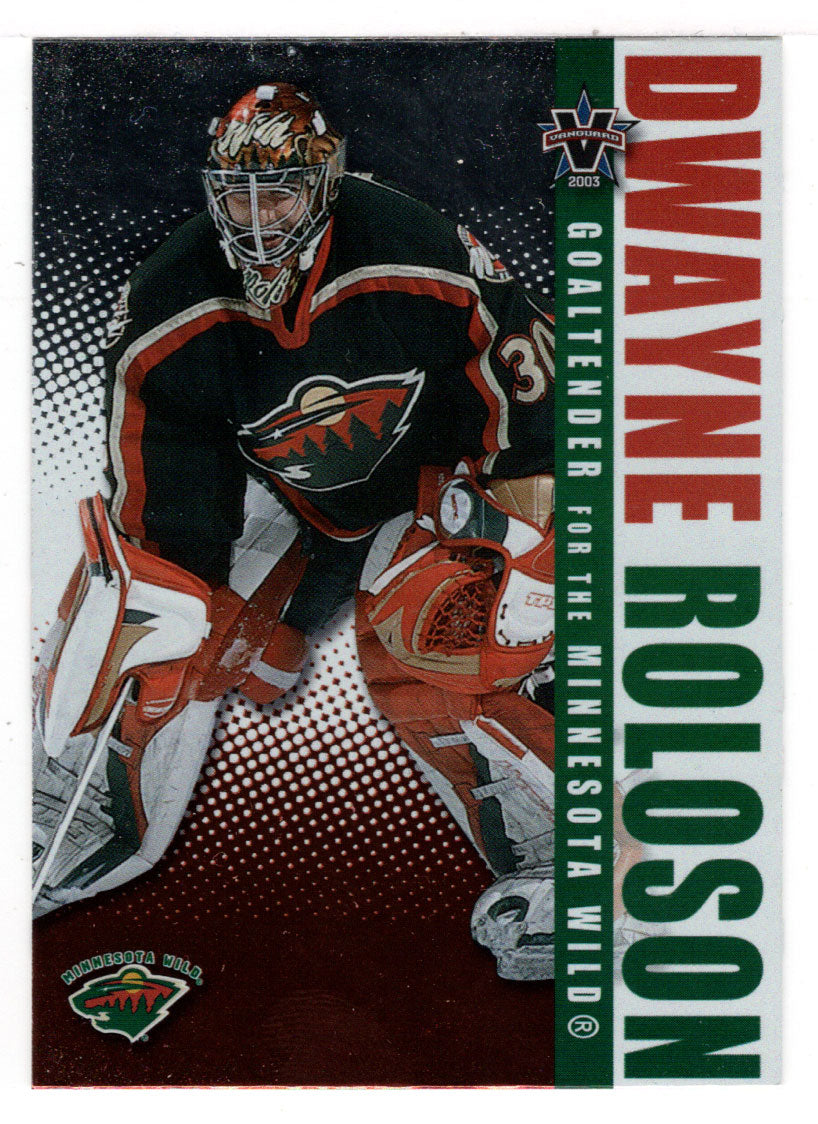 Dwayne Roloson - Minnesota Wild (NHL Hockey Card) 2002-03 Pacific Vanguard # 53 Mint