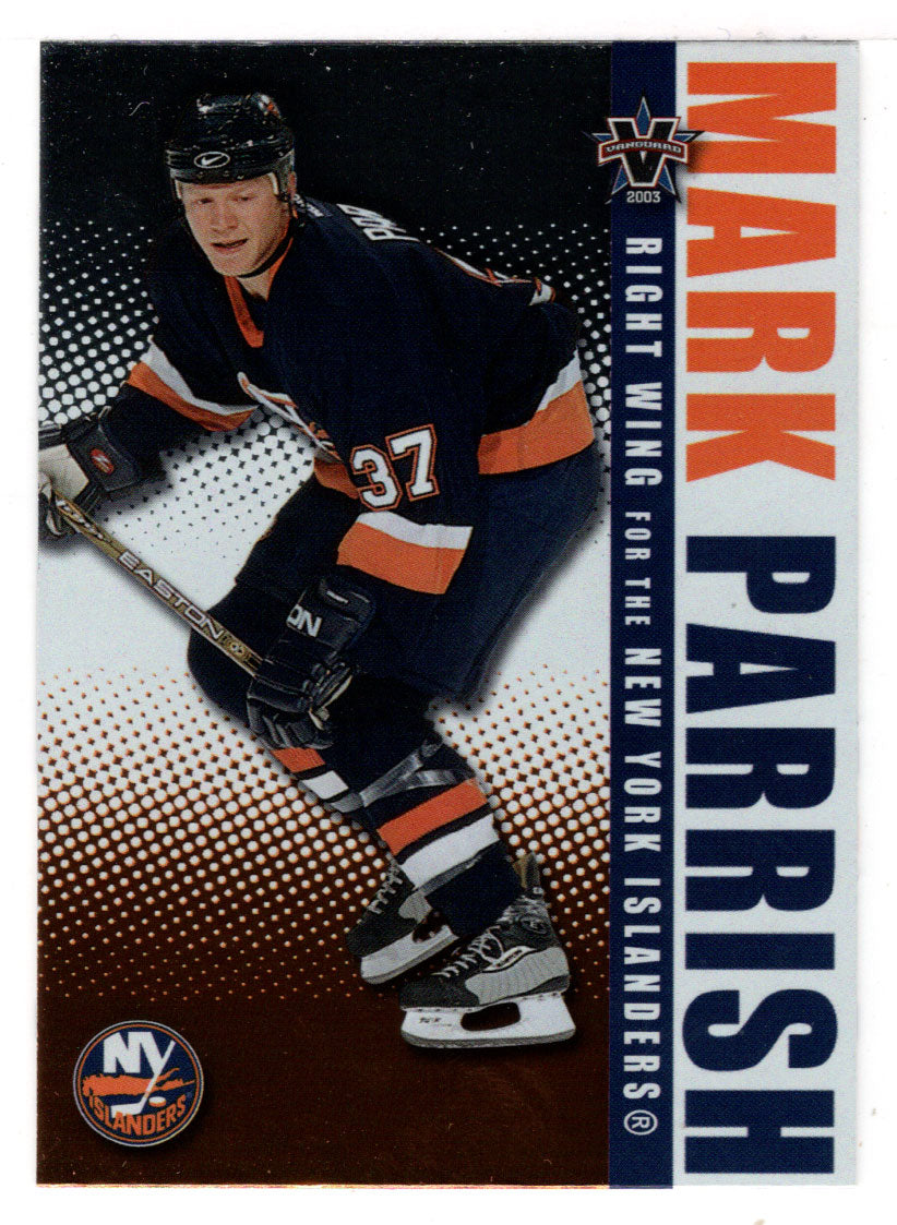 Mark Parrish - New York Islanders (NHL Hockey Card) 2002-03 Pacific Vanguard # 63 Mint