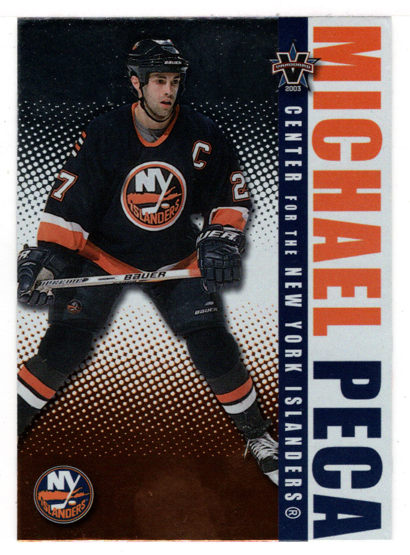 Michael Peca - New York Islanders (NHL Hockey Card) 2002-03 Pacific Vanguard # 64 Mint