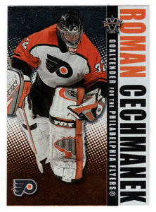 Roman Cechmanek - Philadelphia Flyers (NHL Hockey Card) 2002-03 Pacific Vanguard # 72 Mint