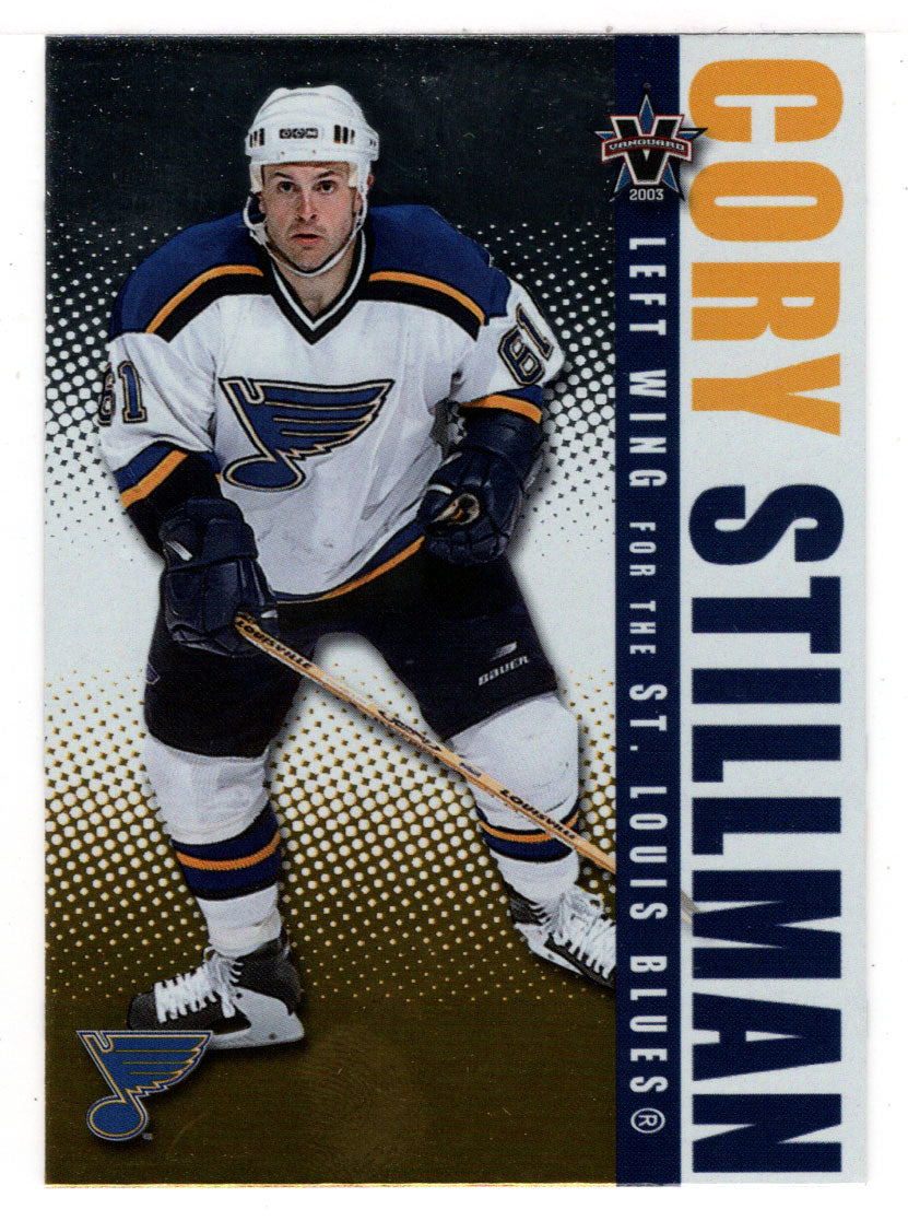 Cory Stillman - St. Louis Blues (NHL Hockey Card) 2002-03 Pacific Vanguard # 83 Mint