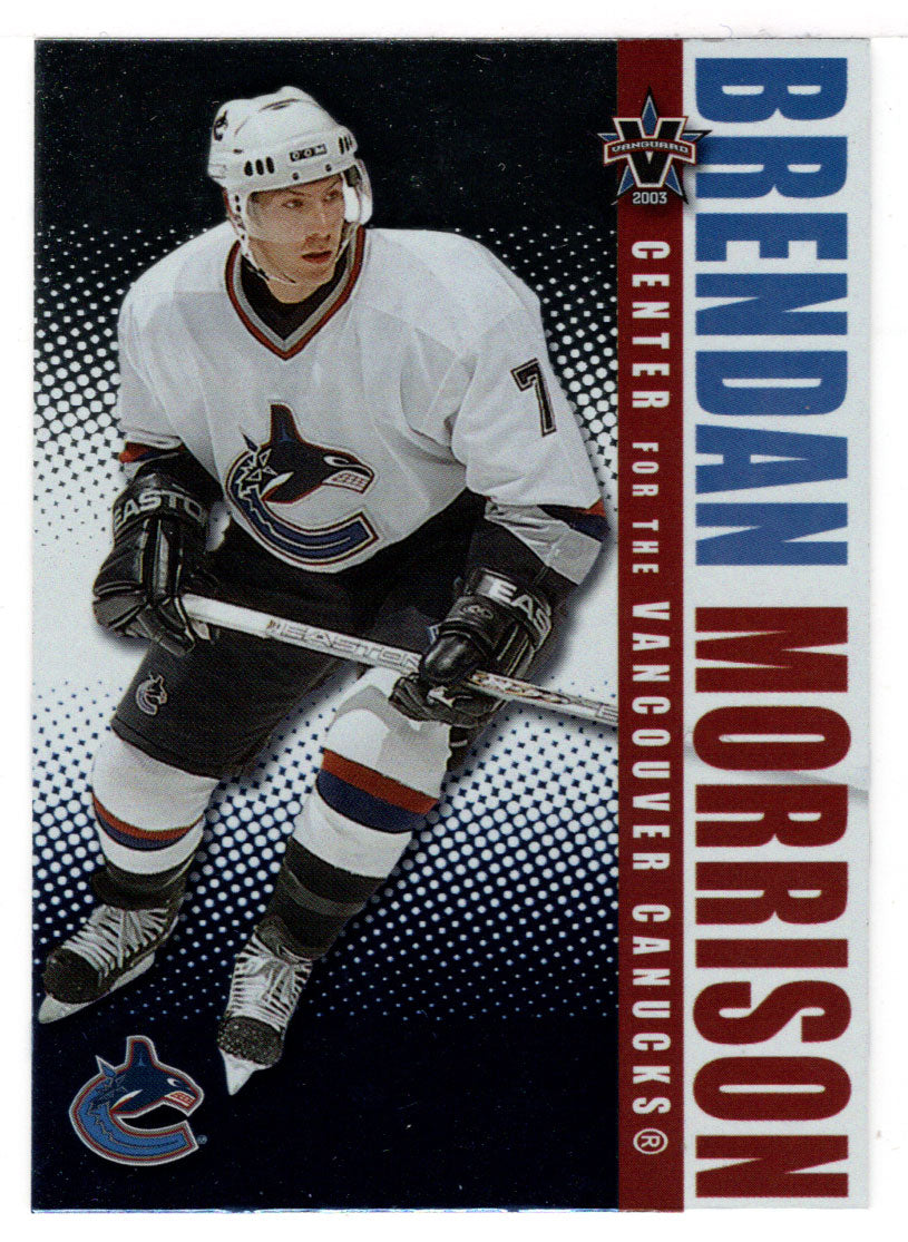 Brendan Morrison - Vancouver Canucks (NHL Hockey Card) 2002-03 Pacific Vanguard # 96 Mint