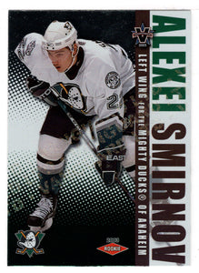 Alexei Smirnov 381/450 - Anaheim Ducks (NHL Hockey Card) 2002-03 Pacific Vanguard LTD # 103 Mint