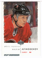 Maxim Afinogenov - Buffalo Sabres (NHL Hockey Card) 2002-03 Upper Deck Artistic Impressions # 9 Mint