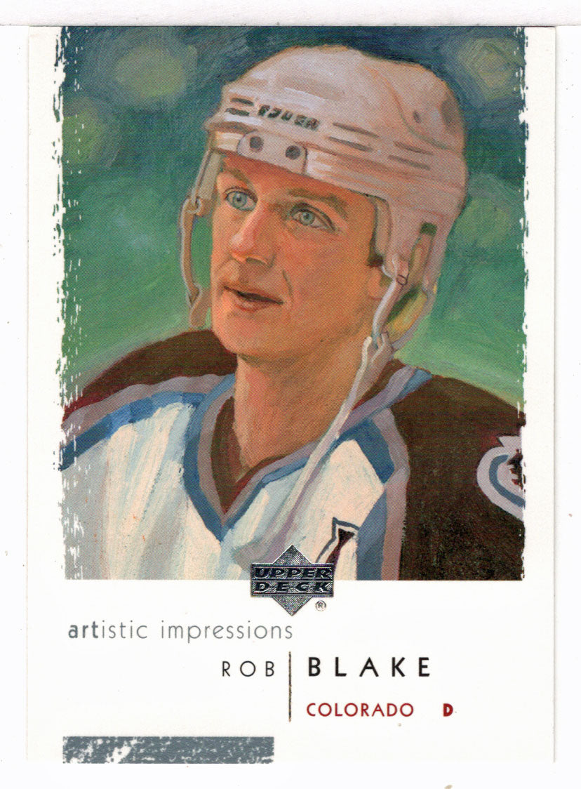 Rob Blake - Colorado Avalanche (NHL Hockey Card) 2002-03 Upper Deck Artistic Impressions # 20 Mint