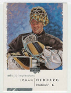 Johan Hedberg - Pittsburgh Penguins (NHL Hockey Card) 2002-03 Upper Deck Artistic Impressions # 71 Mint
