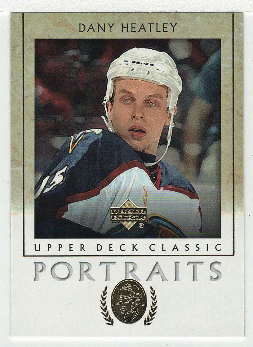 Dany Heatley - Atlanta Thrashers (NHL Hockey Card) 2002-03 Upper Deck Classic Portraits # 4 Mint