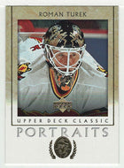 Roman Turek - Calgary Flames (NHL Hockey Card) 2002-03 Upper Deck Classic Portraits # 13 Mint