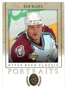 Rob Blake - Colorado Avalanche (NHL Hockey Card) 2002-03 Upper Deck Classic Portraits # 23 Mint