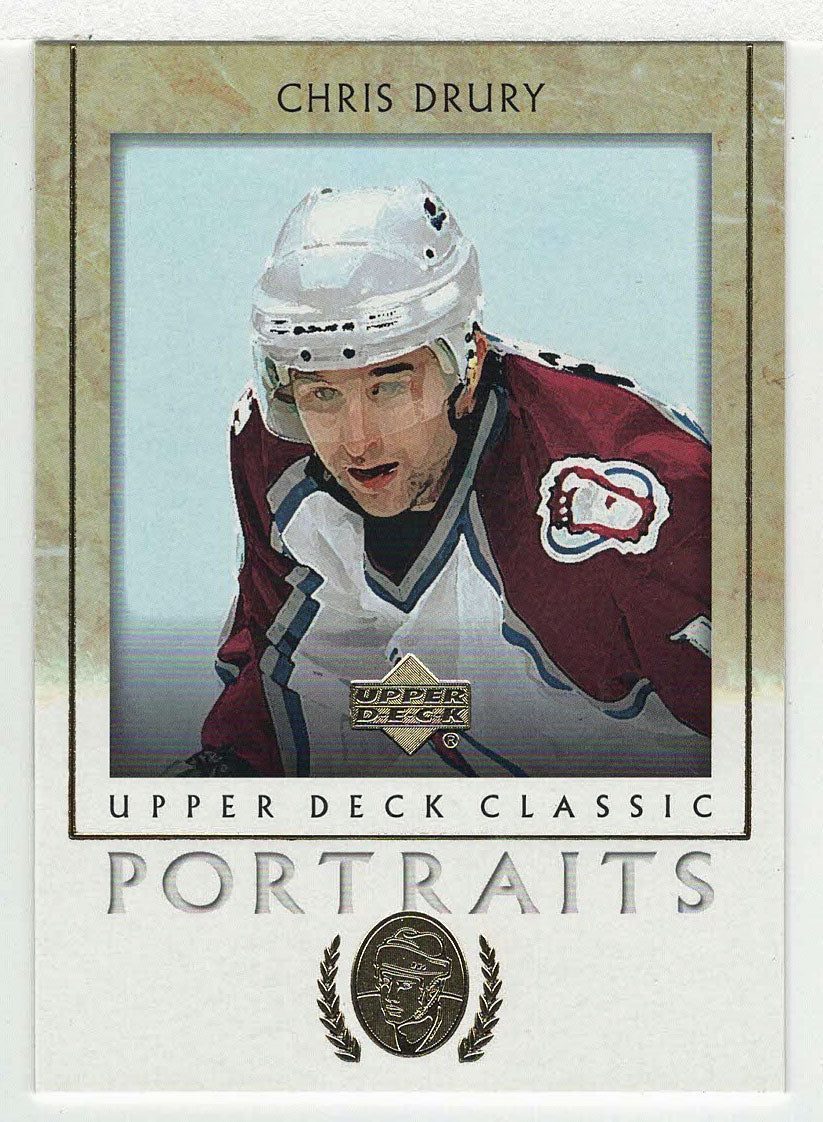 Chris Drury - Calgary Flames (NHL Hockey Card) 2002-03 Upper Deck Classic Portraits # 27 Mint